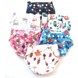 Pocketwood Baby Cloth Diaper Combo Of 6